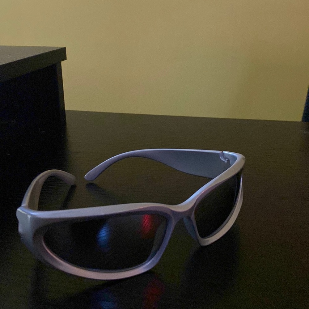 Gray Wrap Around Sunglasses
